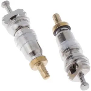 20 Pack Replacement Copper High Pressure Valve Stem Cores for R22 R32 R410A A/C Split Unit Air Conditioner HVAC Heat System Car Automotive Compressor Refrigerator Fridge