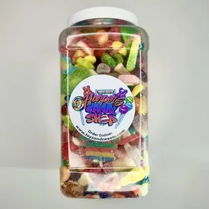 5lb Harper's Premium Candy Mix | Sweet & Sour Assorted Gummy Candies | Filled Gummies, Sour Blue Raspberry, Sour Belts, Swedish Candy, Sweet, Sour