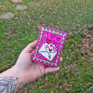 Love Letter Stamp Valentines Day Freshie