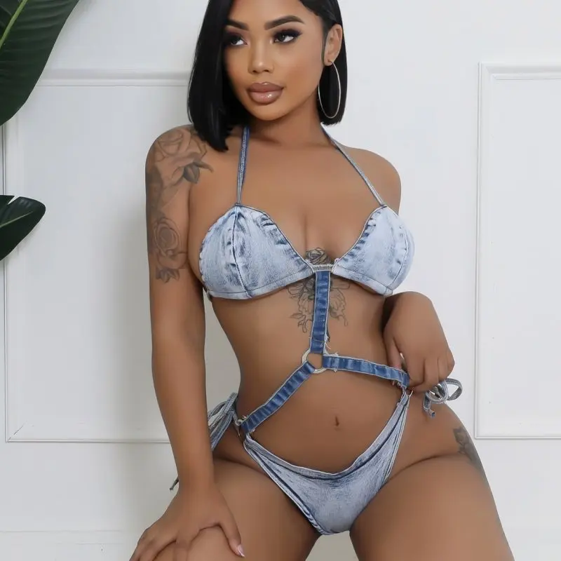 Denim Lover Beach Day Bikini