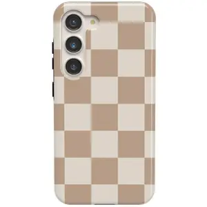 Fit Check | Neutral Checkerboard Samsung Case