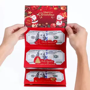 6-Slot Christmas Red Envelope Bag - Office Greeting Card Holder, DIY Surprise Card, Festive Gift for Teens & Kids (Computers & Office Stationery Supplies)