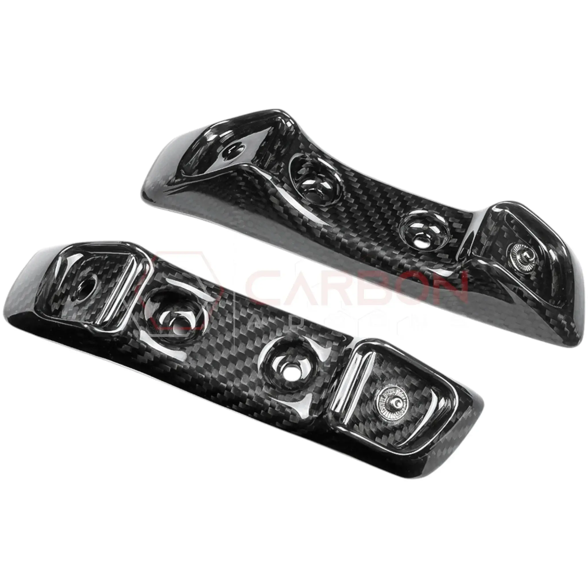 C8 Corvette Real Carbon Fiber Seat Belt Holder Buckle Replacements | GT2 & Competition Sport Seats (2020–Present)