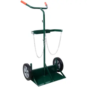 Hdmw 440lbs capacity Cylinder Cart,WELDING CYLINDER HAND TRUCK,Large Dual Oxygen Tank Cart Dolly With 10-Inch Solid Rubber Wheels