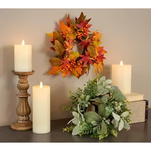 Set of 2 Seasonal Mini Wreaths by Valerie