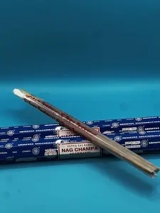 Jumbo Nag Champa Incense Sticks 5 Sticks Per Pack Aromatic Sage Scented Fragrance Freshener for Prayer Meditation Focus