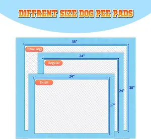 Dog Training Pads - Ultra Absorbent & Leak-Proof Puppy Pee Pads 150 Count 3 Sizes (17" x 24", 24" x 24", 30" x 36") - 5-Layer Protection, Fast Drying, Odor Control