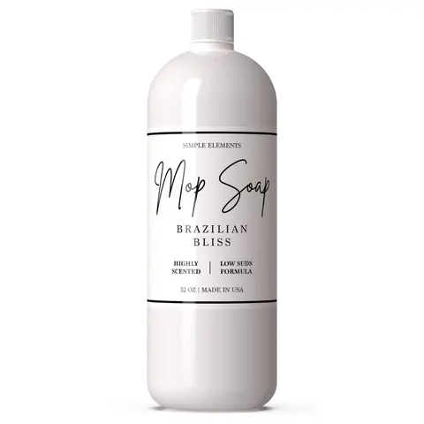 Simple Elements Mop Soap (3 Alluring Scents) – Highly Scented Mop Soap, Luxury Floor Cleaner with Low Suds, No Residue, for All Mop Types, Made in USA, 32 Oz