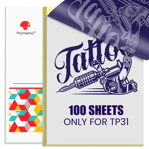 Phomemo TP31 Tattoo Transfer,3.15" x 5.24" Transfer Paper, Only For TP31,50/100Pcs Phomemo TP31 Tattoo Transfer,3.15" x 5.24" Transfer Paper, Only For TP31,50/100Pcs