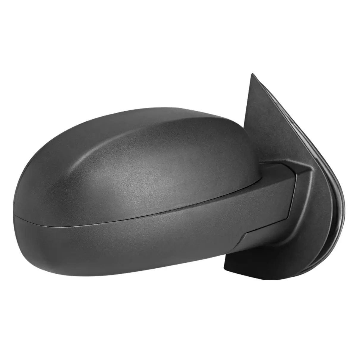 2007-2014 Chevrolet Silverado/GMC Sierra Matte Black Power Adjustable & Heated Side Mirror w/ LED Turn Arrow Signal & Puddle Light - Passenger Side Only