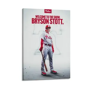 Bryson Stott Poster for Bedroom Aesthetic Canvas Wall Art Living Room Posters Painting Picture Print Modern Family Decor Artist Bathroom Poster