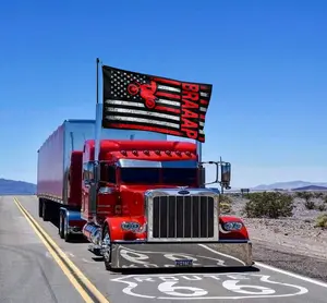 Patriotic Dirt Bike USA Flag - Front Porch House Flag - Durable Fabric, Fade Resistant