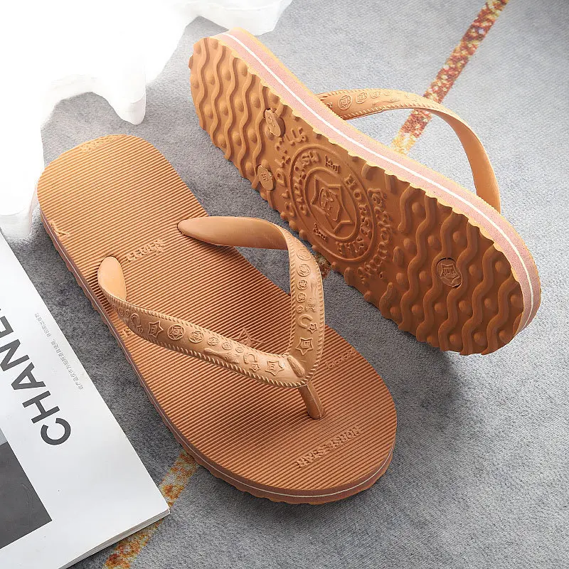 Bdhjydb Men's Solid Color EVA Flip Flops, Universal Slip On Toe Thong Sandals with Rubber Sole for Outdoor and Beach, Casual, Male, Unisex Wear