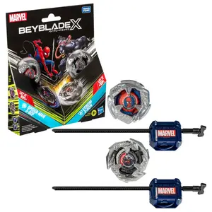 Beyblade X Marvel Collab Spider-Man 3-60F vs. Venom 3-80N Multipack Set