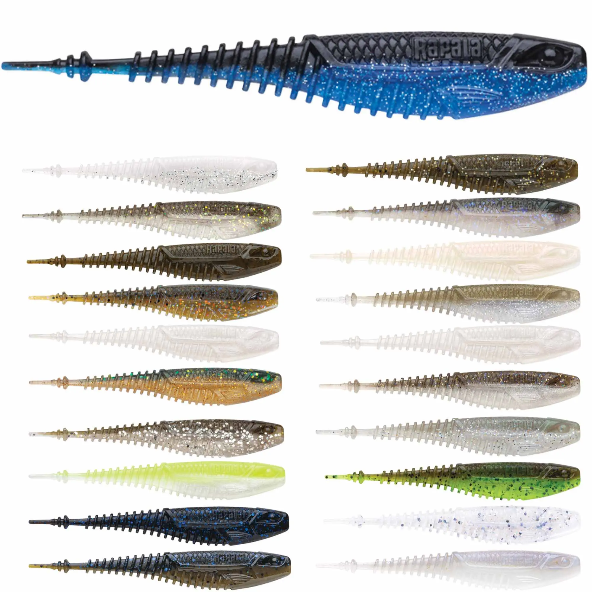 Rapala CrushCity Freeloader Artificial Fishing Lures, 4.25-in Fish Attractant Soft Bait for Fishing, Fish Attractant Lures