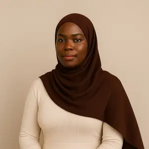 Nousra Premium Modal Hijab in Rich Brown for Elegant Everyday Wear