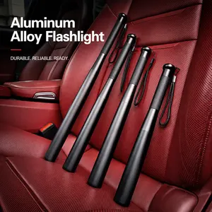 Aluminum Alloy Flashlight, 3 Lighting Modes, Non-Slip Handle, Durable Long-Range Torch for Travel, Emergency Use (Sports & Outdoor Camping & Hiking Lights), Flashlights