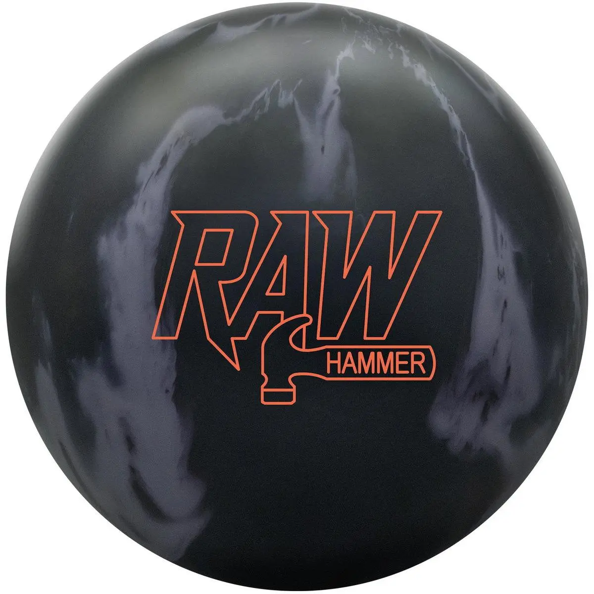 Hammer Raw Solid Black/Grey Bowling Ball