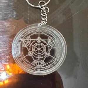 Fullmetal Alchemist transmutation circuit keychain