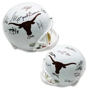 Texas 2005 National Champions Signed Texas Longhorns Riddell F/S Rep Helmet -PSA