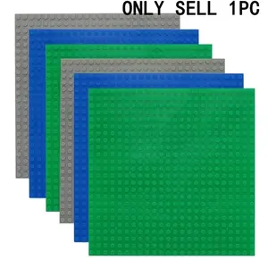 Building Blocks Base Plate for, 16x16 Dots Styles Plastic Assembly Blocks Base Plate, Classic Toys for Boys & Girls, Building Blocks Model