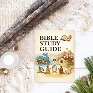 Bible Study & Reflection Journal - 68-Page Guided Notebook for Scripture Notes, Faith in Action & Personal Insights, Spiral Bound Christian Devotional Log for Men & Women, Spiritual Growth, Bible Study Supplies