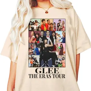 Vintage Glee Musical Movie Tour Shirt Kurt Hummel Rachel Berry Tee