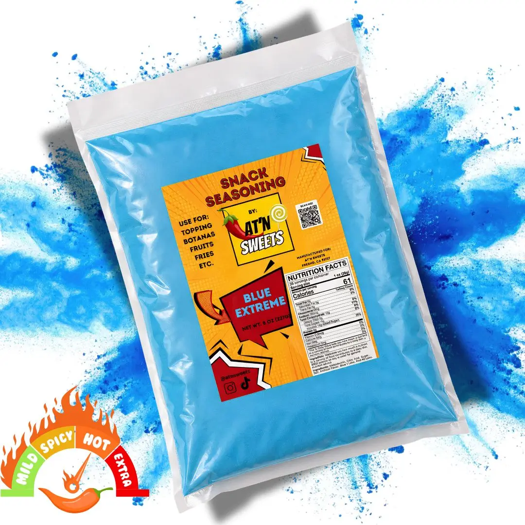 Blue Extreme Snack Seasoning Powder 8 oz