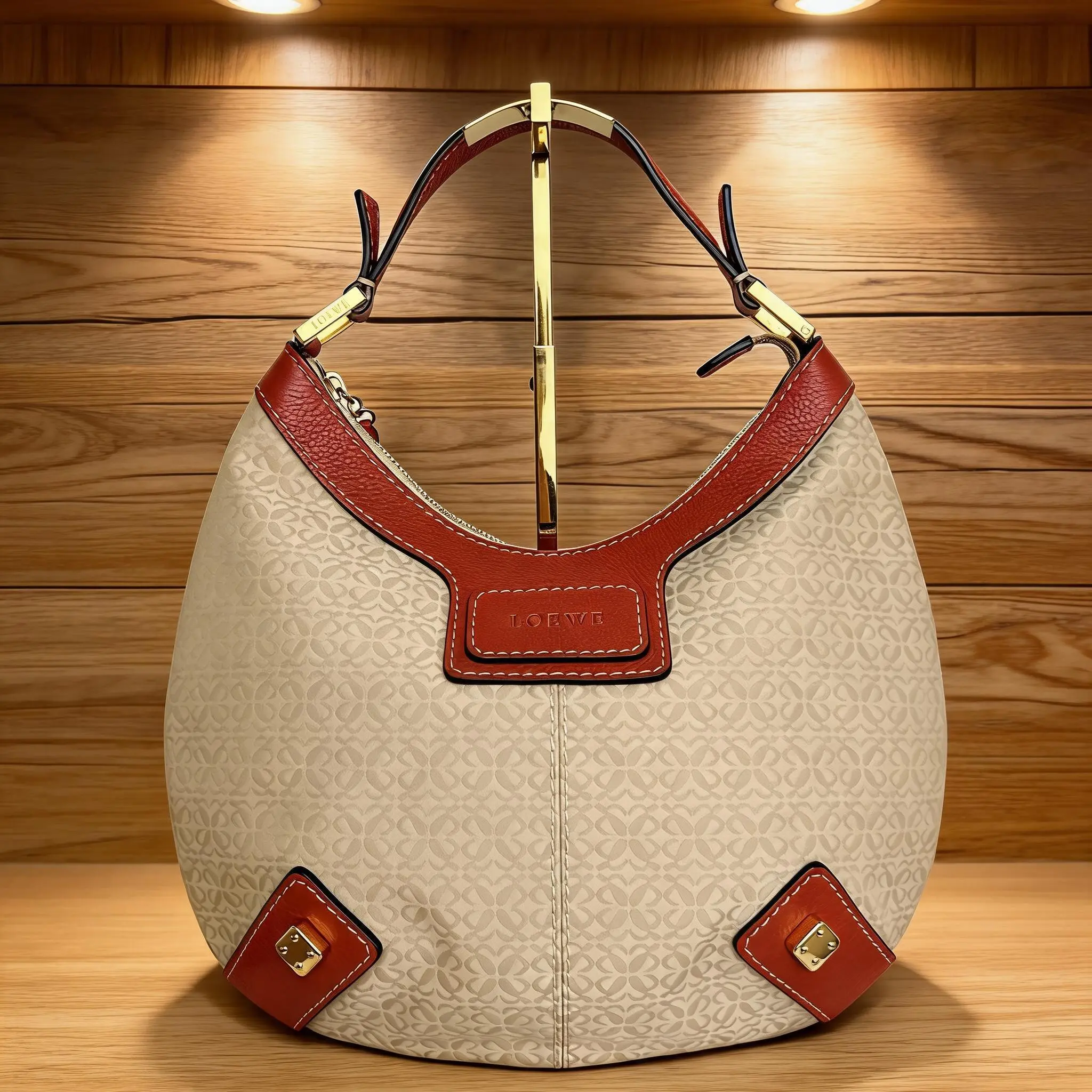 Pre-owned Loewe Canvas Shoulder Bag C0741415419