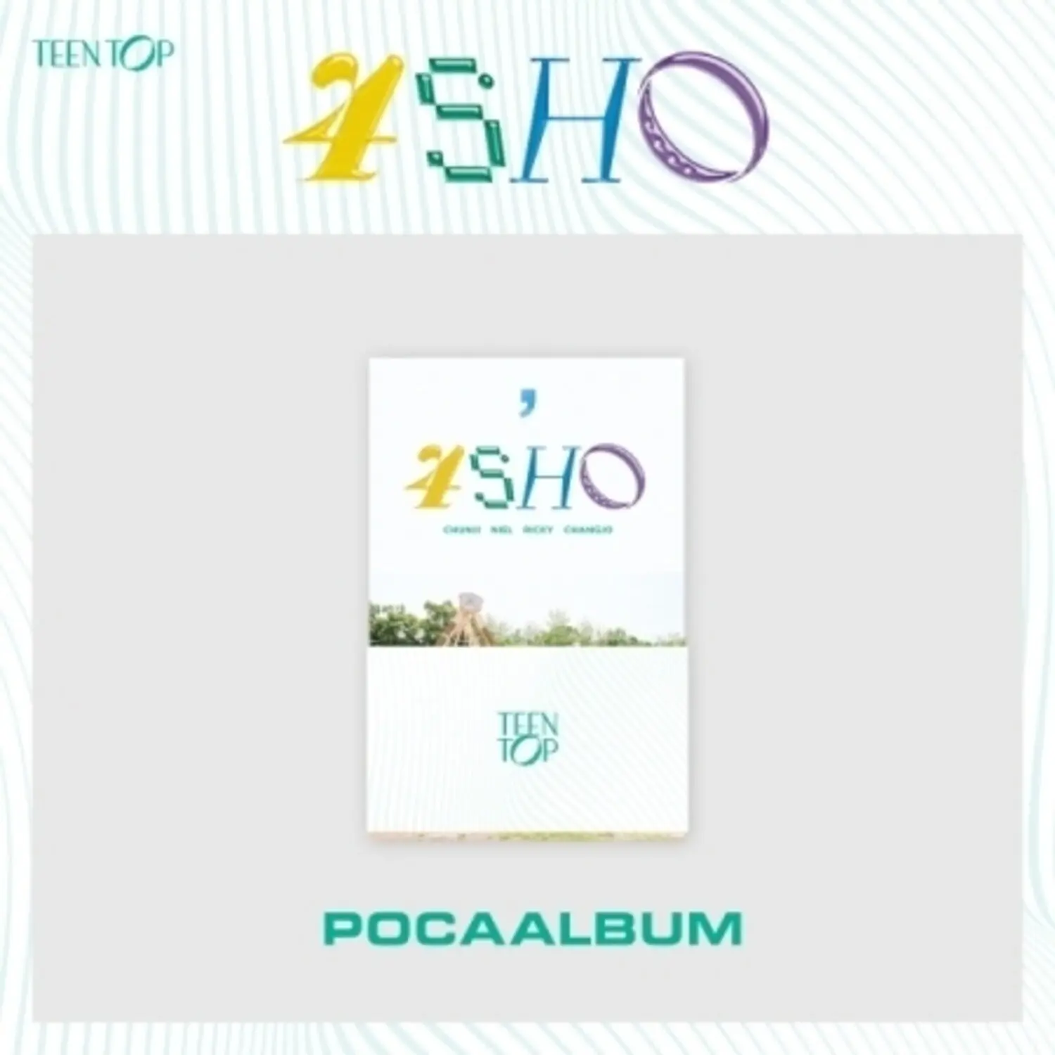 Teen Top - 4Sho - Poca QR Card Album - incl. 2 Photocards + 2 Stickers  [DISCLESS DIGITAL] Photos, Stickers, Asia - Import