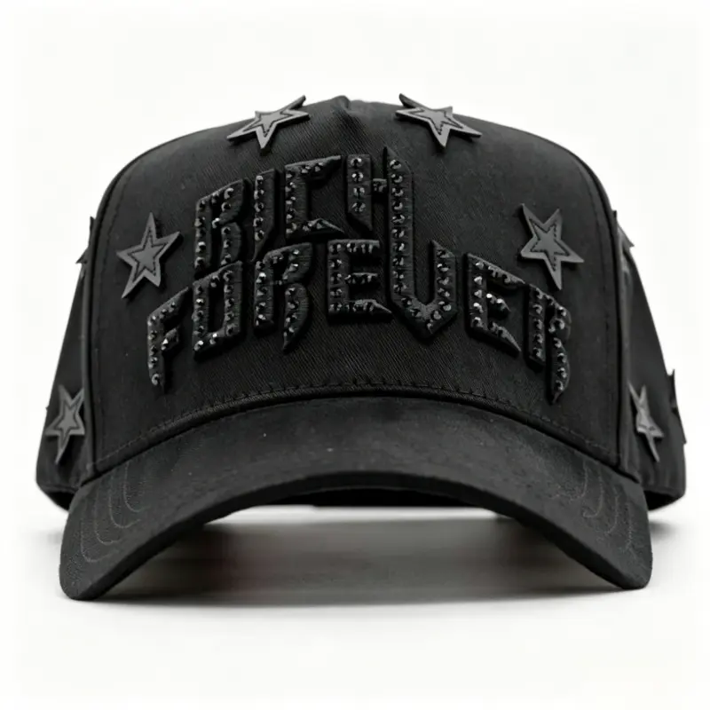 Unisex 2026 Trendy Diamond-Studded Backward Letter Baseball Cap - Adjustable Snapback Flat Brim, Star-Detailed, All-Season Sports Outdoor Hip-Hop Headwear, 1 Size, Backward Letter Hat