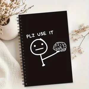 Funny Notepad Workspace Decor for Coworkers, Cute Spiral Notebooks for Workaholics, Ideal Gifts for Birthdays Anniversaries, Stationery Office Supplies, Spiral Bound Notepad