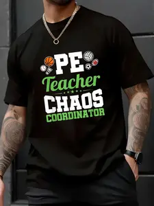 100% Cotton Unisex Chaos Coordinator - Appreciation Gift - PE Teacher T-Shirt T-Shirt for Men Women - Choose Love Not Fear T-Shirt – Short Sleeve, Unisex Tee