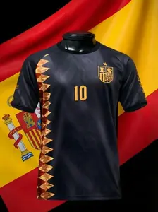 Premium Starboy LY#10 Spain Soccer Jersey, Unisex Soccer Jersey For Couple Matching, Vintage Streetwear Soccer Jersey, Perfect Gifts, Sports Top, Gym Athletic Clothes