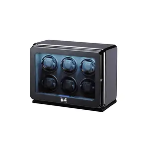 Volta Carbon Fiber Watch Winder - Premium Six Watch Capacity