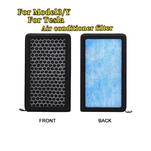 For Tesla Model 3 Model Y HEPA N95 Carbon Activated PM2.5 Cleaner Air Filter Conditioner Replacement Kit Car Accessories