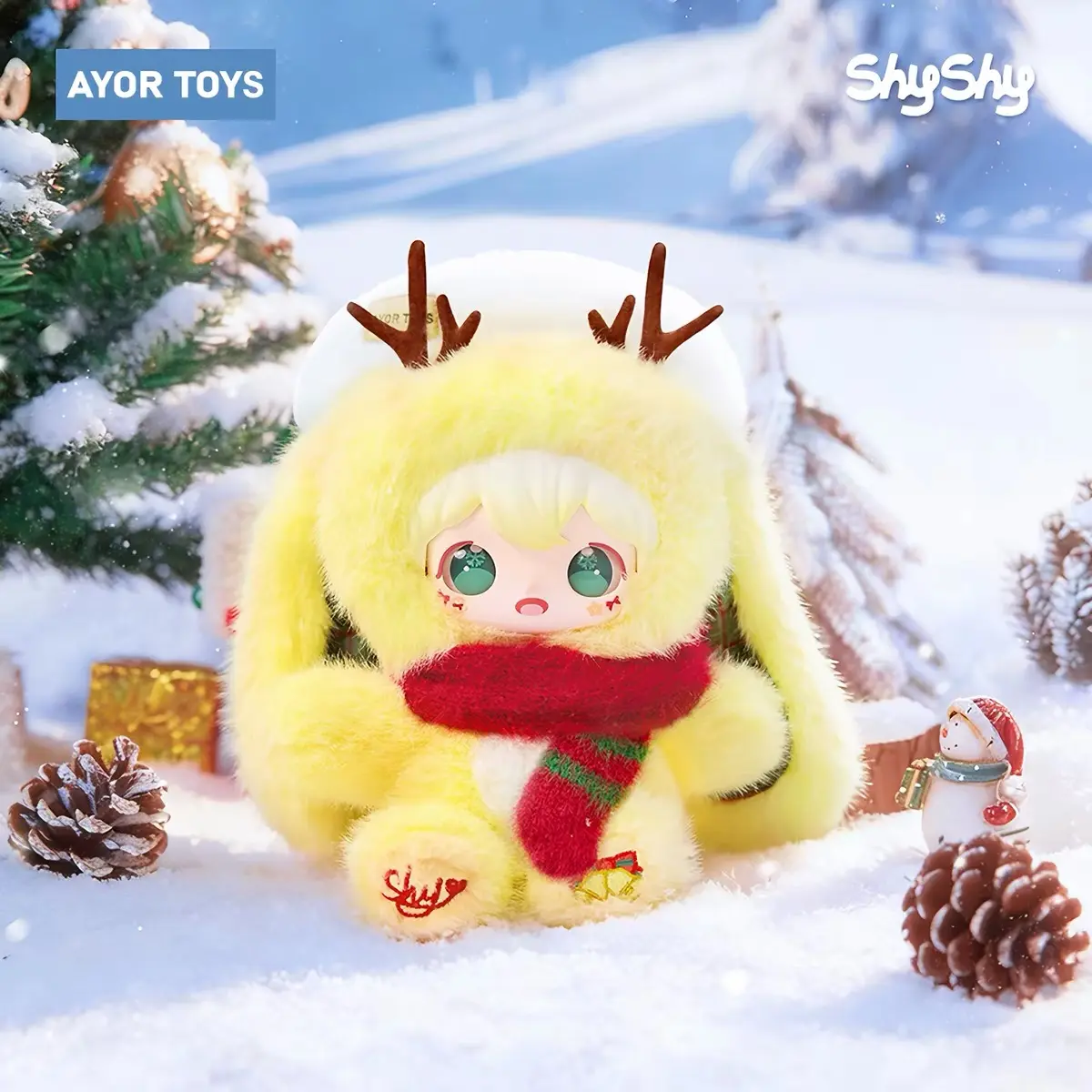 AYORTOY-ShyShy Christmas Limited Edition Collectible Figure | Cute Designer Toy Holiday Gift