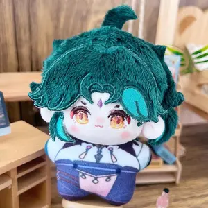 10cm Genshin Impact Plush Pendant Doll Toy Zhong Li, Furina Scattered Soldier, Xiao Soft Starfish Body Plush Fans Birthday Gifts