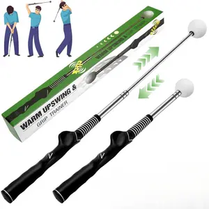 Retractable Golf Swing Trainer for Right-Handed Golfers, portable training aid with click sound feedback. Designed for indoor and outdoor practice, it effectively corrects swing posture and is perfect for golf beginners. blue pool table