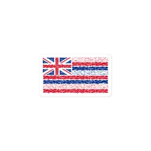 Hawaiian Fish Flag Sticker