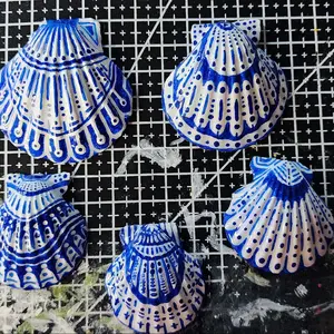 Handpainted Seashells