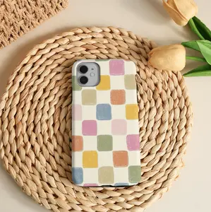 Mackenzie Childs Colorful Squares Simple Phone Case Tough Cover for iPhone
