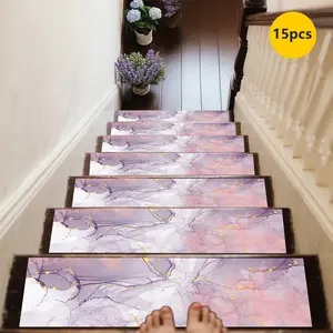 Non-Slip Stair Carpet, Stair Runner, Step Protection Carpet, Decorative Bordered Stair Mat for Home Decoration & Bedroom Accessories - Suitable for Indoor, Outdoor Stairs & Multiple Scenarios