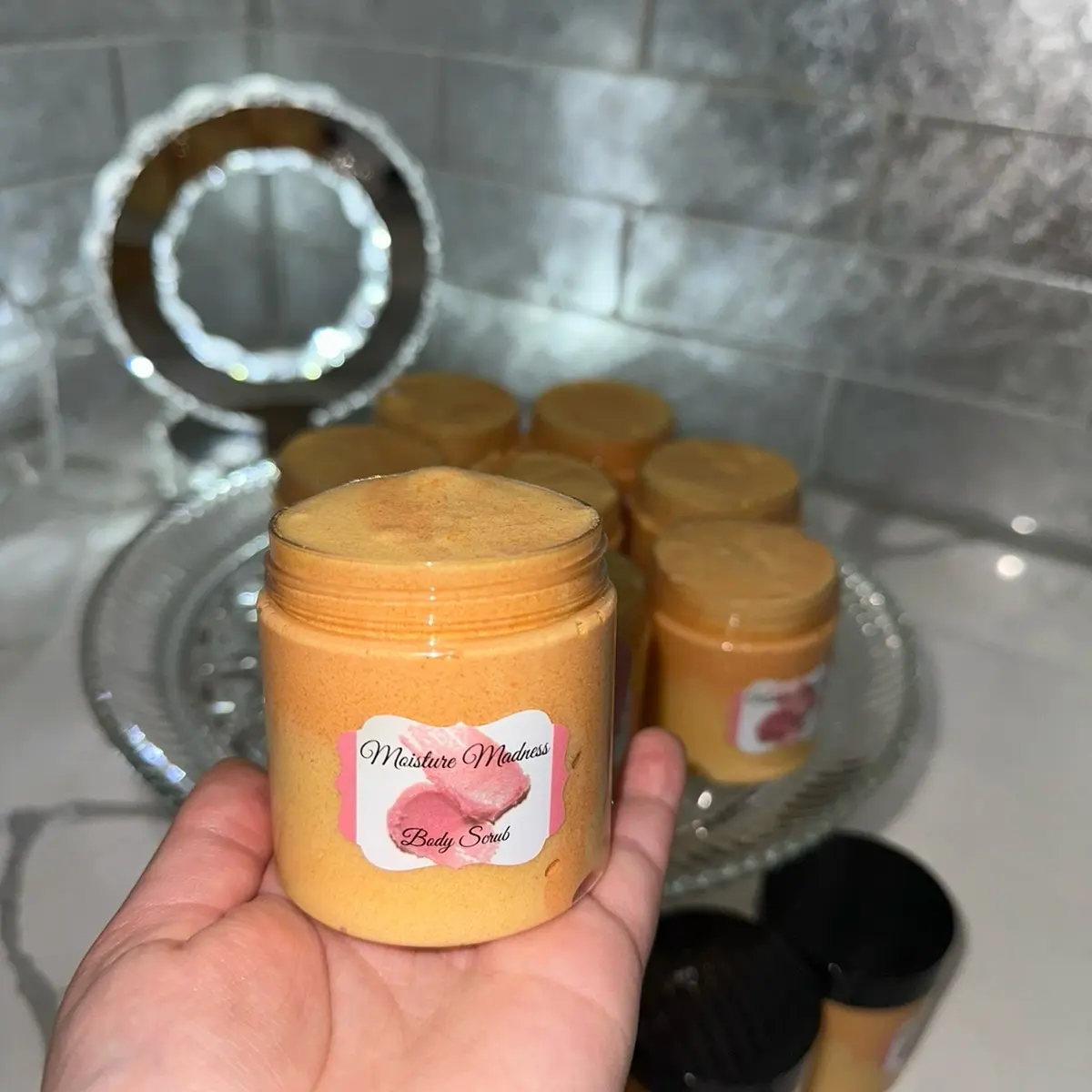 Organic Whipped sugar body scrub