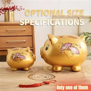 PrimPick Ceramic coin bank, coin and banknote storage jar, ideal for home living room decoration, essential for birthday gifts and gift-giving