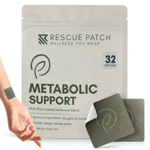 Berberine Botanical Patch, Plant-Based Wearable Patch, Steady-Release Daily Use Patch for Travel and Everyday Convenience, 32 Count