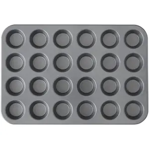 52668710 - Everyday Non-Stick 24-Cup Mini Muffin Pan Cupcake Tin 14.65" x 9.9" x 0.8"