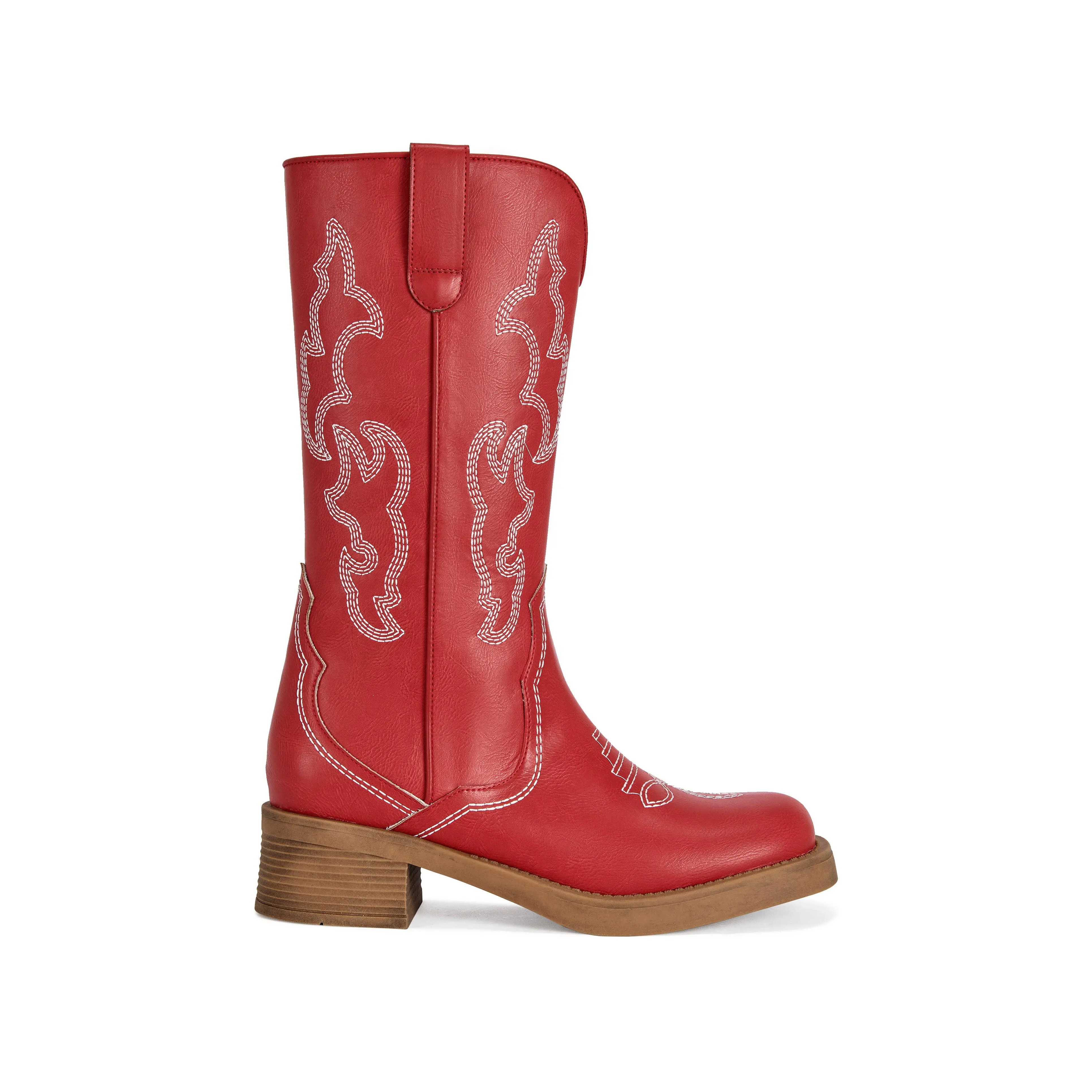 MARIANA-RED WESTERN BOOT