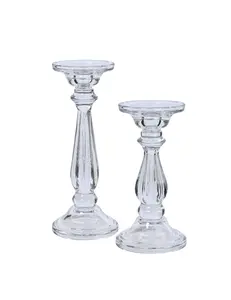 Crystal Glass Candle Holder