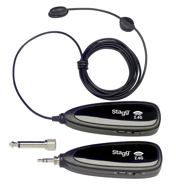 Stagg 24117 2.4 Ghz UHF Small Instrument Microphone Set